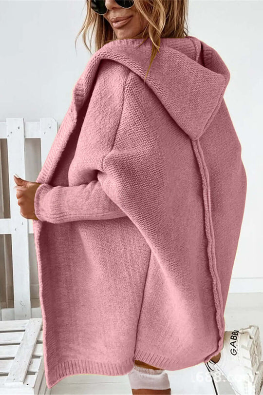 EB | Damen Strickkapuzenmantel