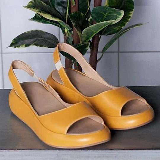 EB | Damen Bequeme Schlichte Sandalen Freizeit