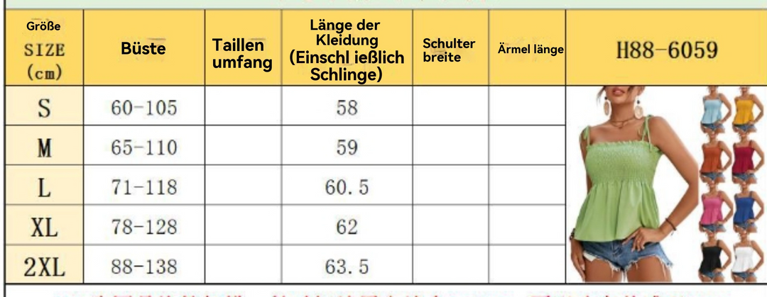 EB | Frauen solide Farbe Rohr Top aus der Schulter Sling Weste