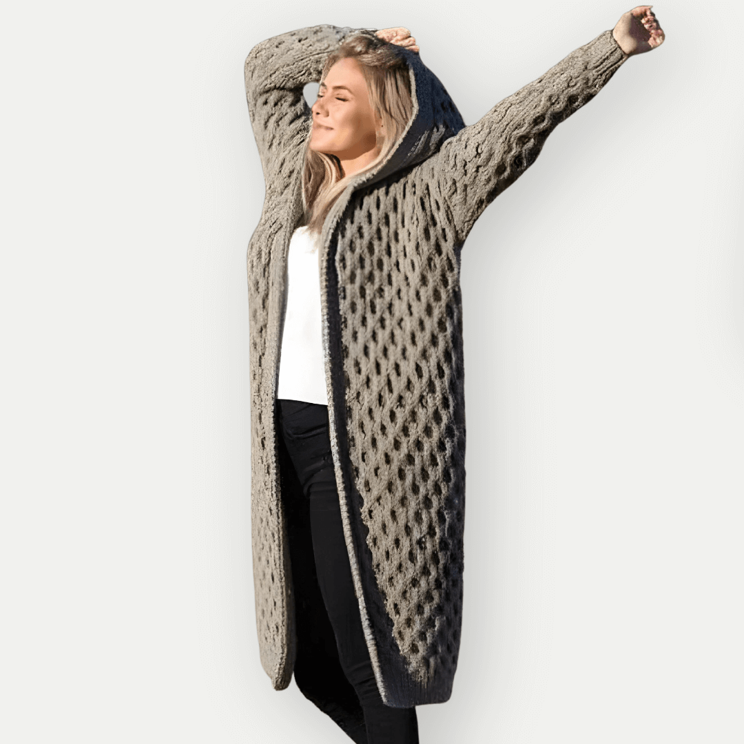 EB | Damen Kapuzenjacke mit langen Ärmeln