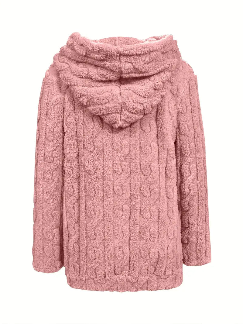 EB | Weiches Kapuzen Sweatshirt mit Reißverschluss