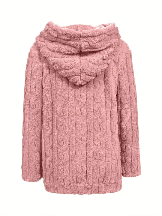 EB | Weiches Kapuzen Sweatshirt mit Reißverschluss