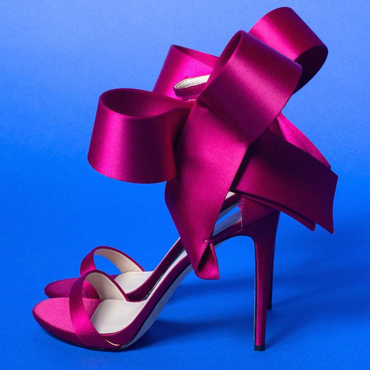 EB | Sommer Übergröße Schleife Knöchelriemen High Heels Sandalen für Frauen