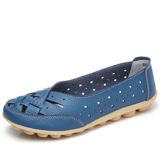 Ultrabequeme Lederballerinas EB