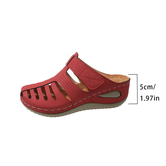 Stilvolle Hollow Wedge Sandalen EB