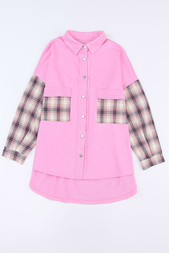EB | Gepunktete Flanellhemden Polyester und Baumwolle Einzigartiger Look