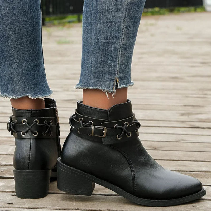 Vintage Spitzenschuh Stiefel EB
