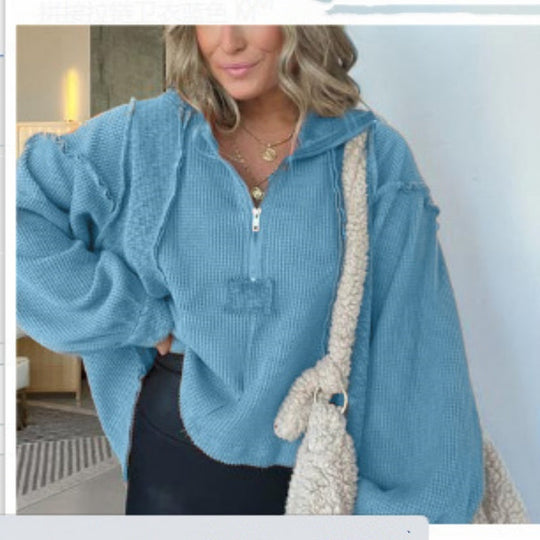 EB | Pullover mit Unregelmäßigem Saum für Herbst und Winter