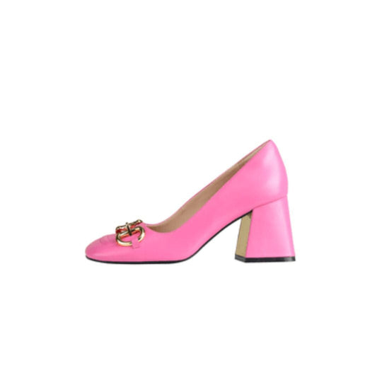 EB | Retro Mary Jane Schuhe mit Dicken Hohen Absätzen und Schnallen