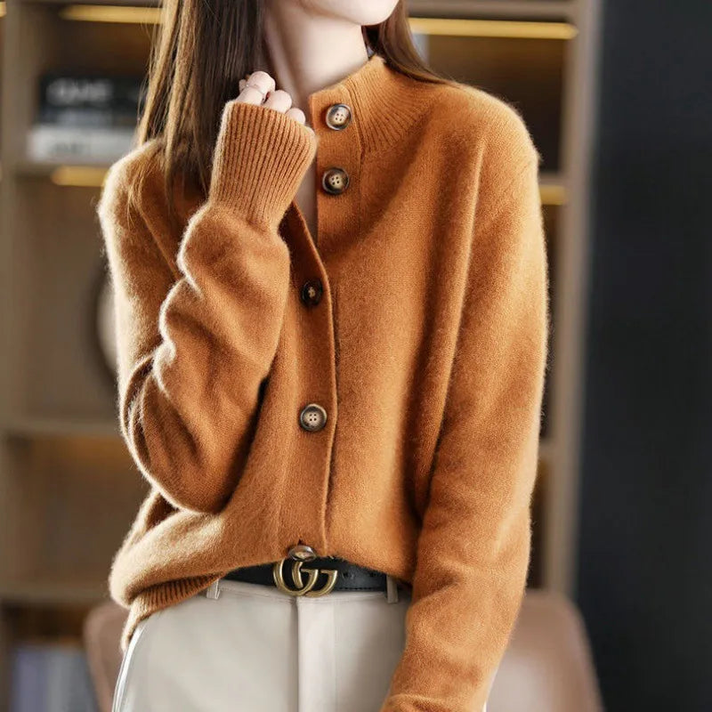 EB | Trendig Strickjacke Aus Wolle für Frauen
