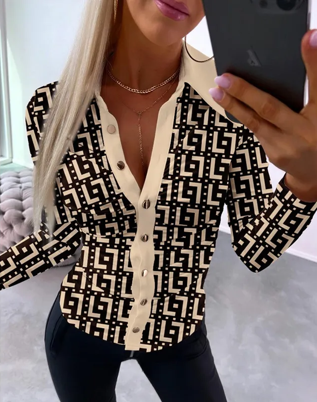 EB - Herbst Vintage Print Top