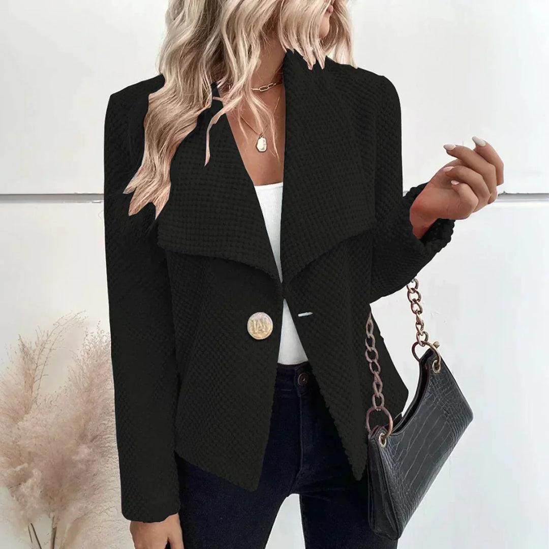 EB | Blazer mit Struktur Große Kragen Elegant und Modern