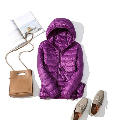 EB | Daunenjacke mit Reibverschluss und Taschen Dina
