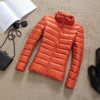 EB | Daunenjacke mit Reibverschluss und Taschen Dina