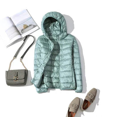 EB | Daunenjacke mit Reibverschluss und Taschen Dina