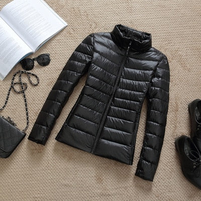 EB | Daunenjacke mit Reibverschluss und Taschen Dina