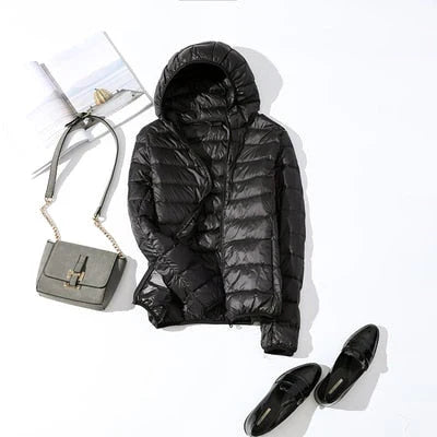 EB | Daunenjacke mit Reibverschluss und Taschen Dina
