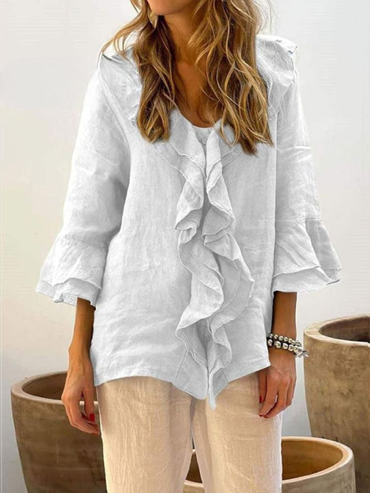 EB | Women's Ruffles Freizeithemd