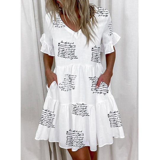EB | Pendelkleid mit V-Ausschnitt