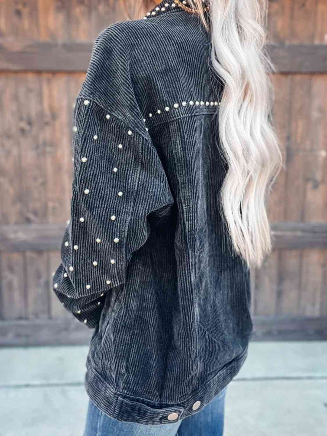 EB | Nietenkragenknopfhemdjacke