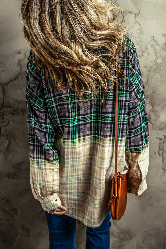 EB | Patchwork Cam Jacket in Checkered Cotton Blend Trendy und Unique
