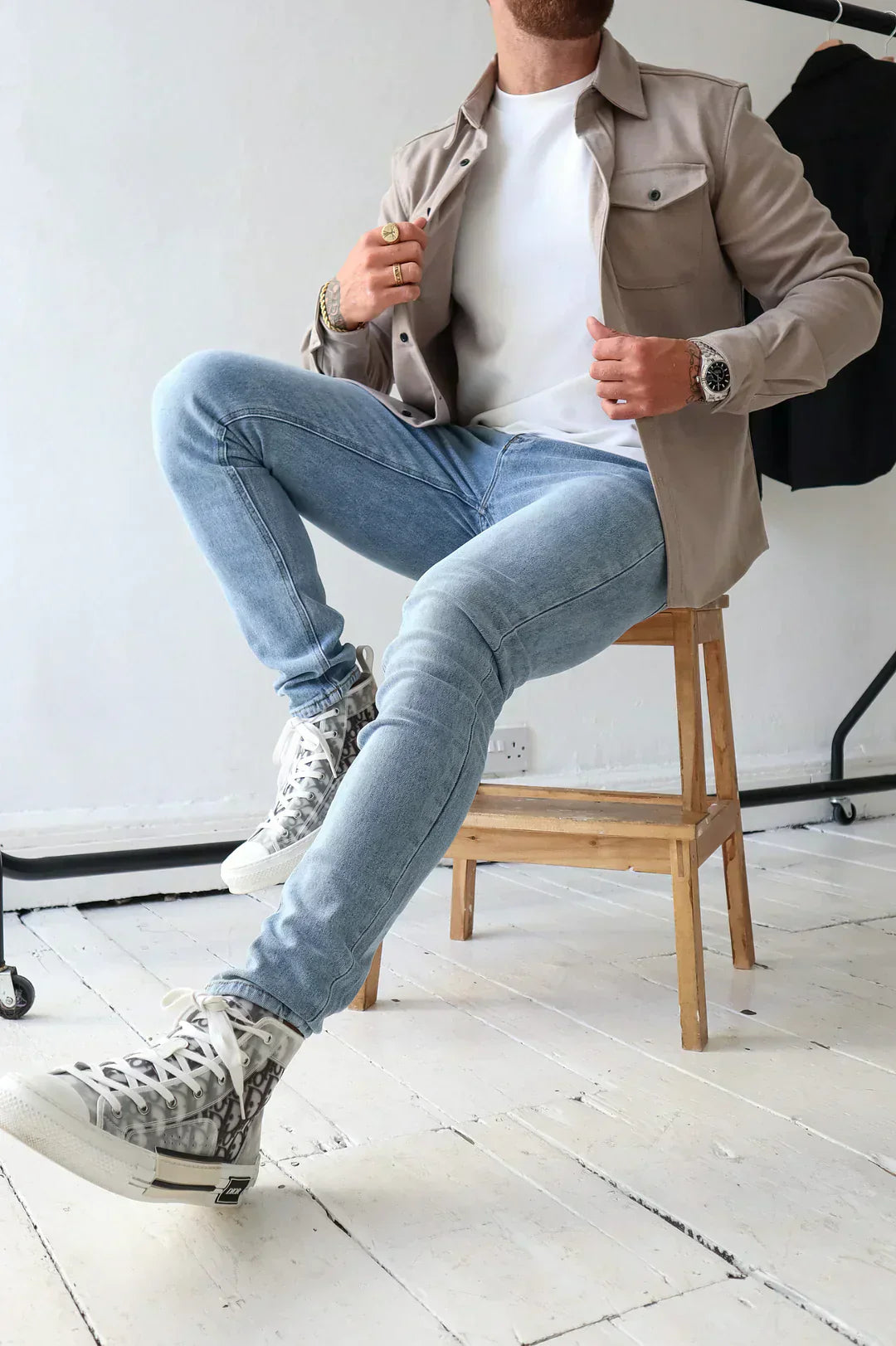 EB | Premium-Jacke mit Knopfverschluss für Herren Stylische und Bequeme Jacke