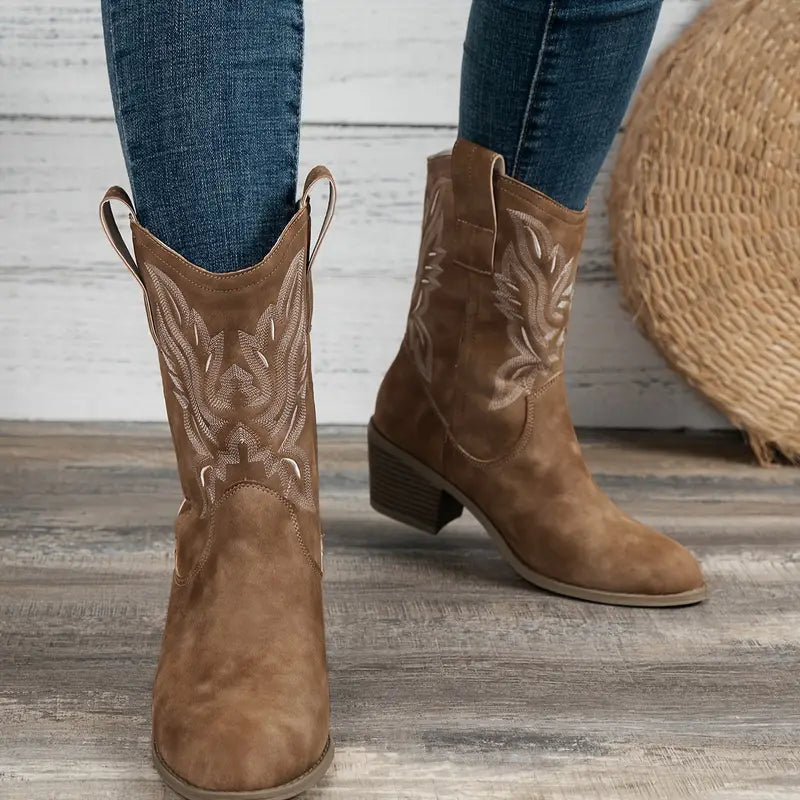 EB | Retro High Heels Stiefel