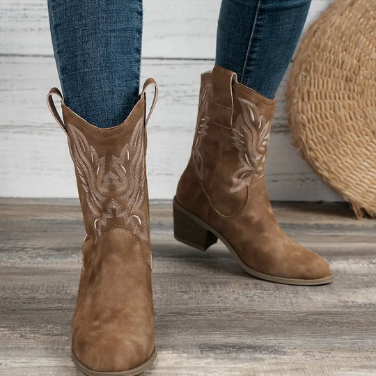 EB | Retro High Heels Stiefel