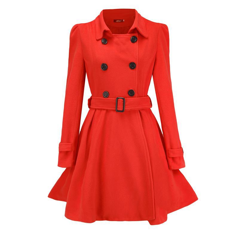 Damen Trenchcoat mit eleganter taillierter Passform EB
