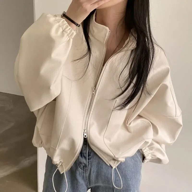 EB | Personalisierte Hip-Hop Pu-Lederjacke