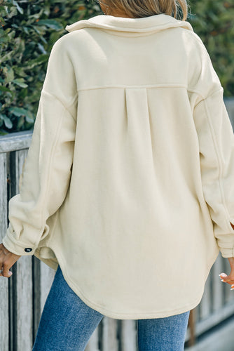 EB | Lässige Fleecejacke mit Taschen Weich und Warm Perfekt für Kühl Tage
