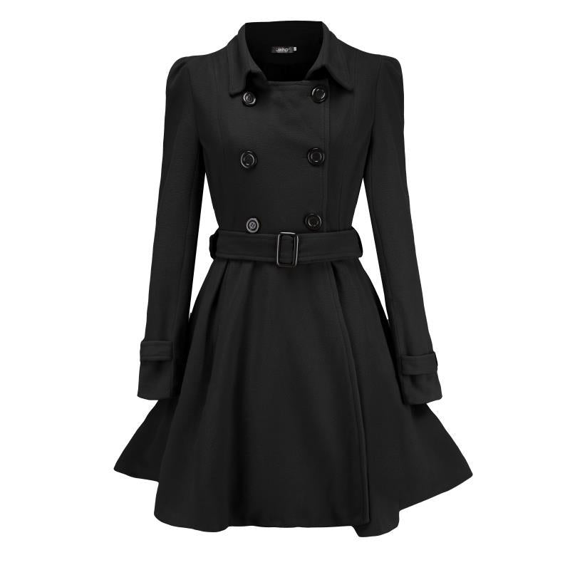 Damen Trenchcoat mit eleganter taillierter Passform EB