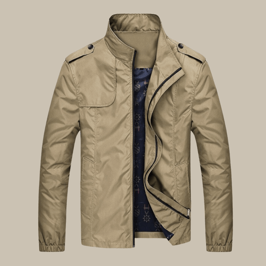 EB | Herren Herbst Freizeit Oxford Jacke mit Kragen