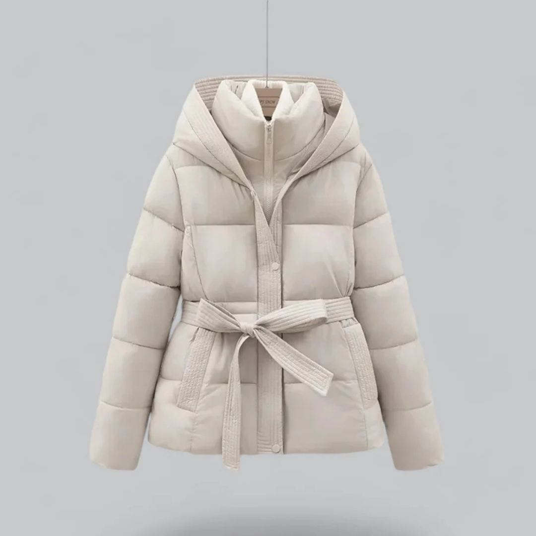 EB | Warme Gürtel Kapuzen Pufferjacke Winter
