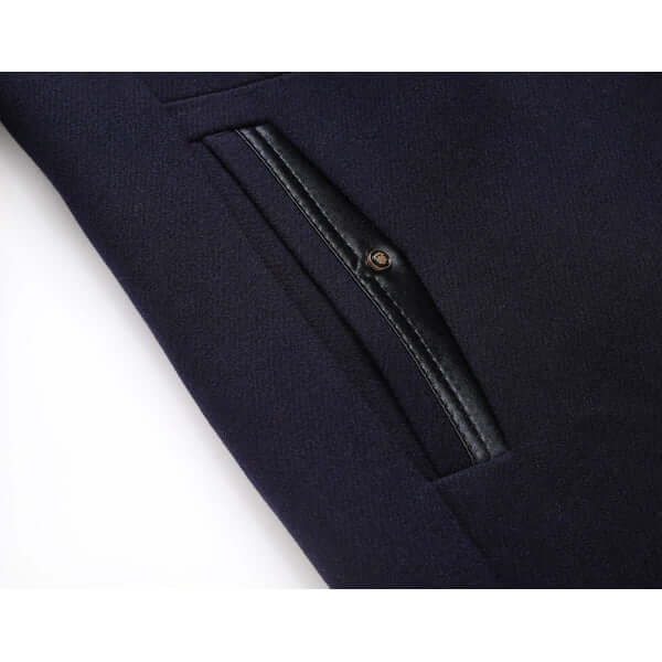 EB | Herren Slim Fit Woll Wintermantel
