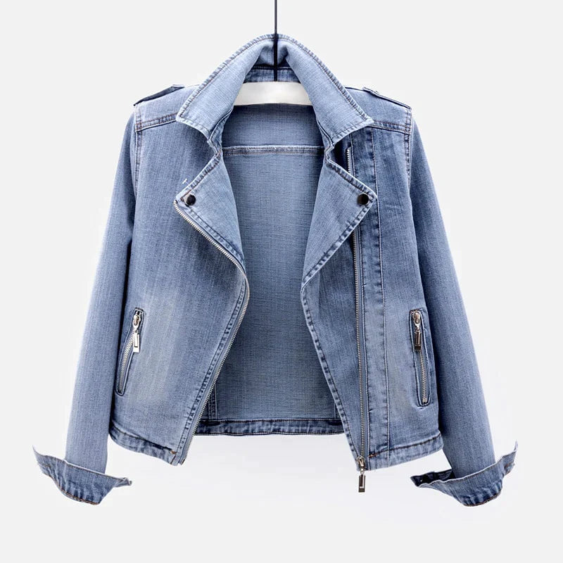 EB | Jeansjacke mit zeitlosem Fusionsstil