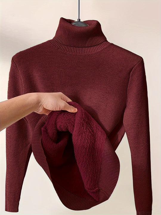 EB | Foret Rollkragenpullover Warm und Weich Perfekt für Den Winter