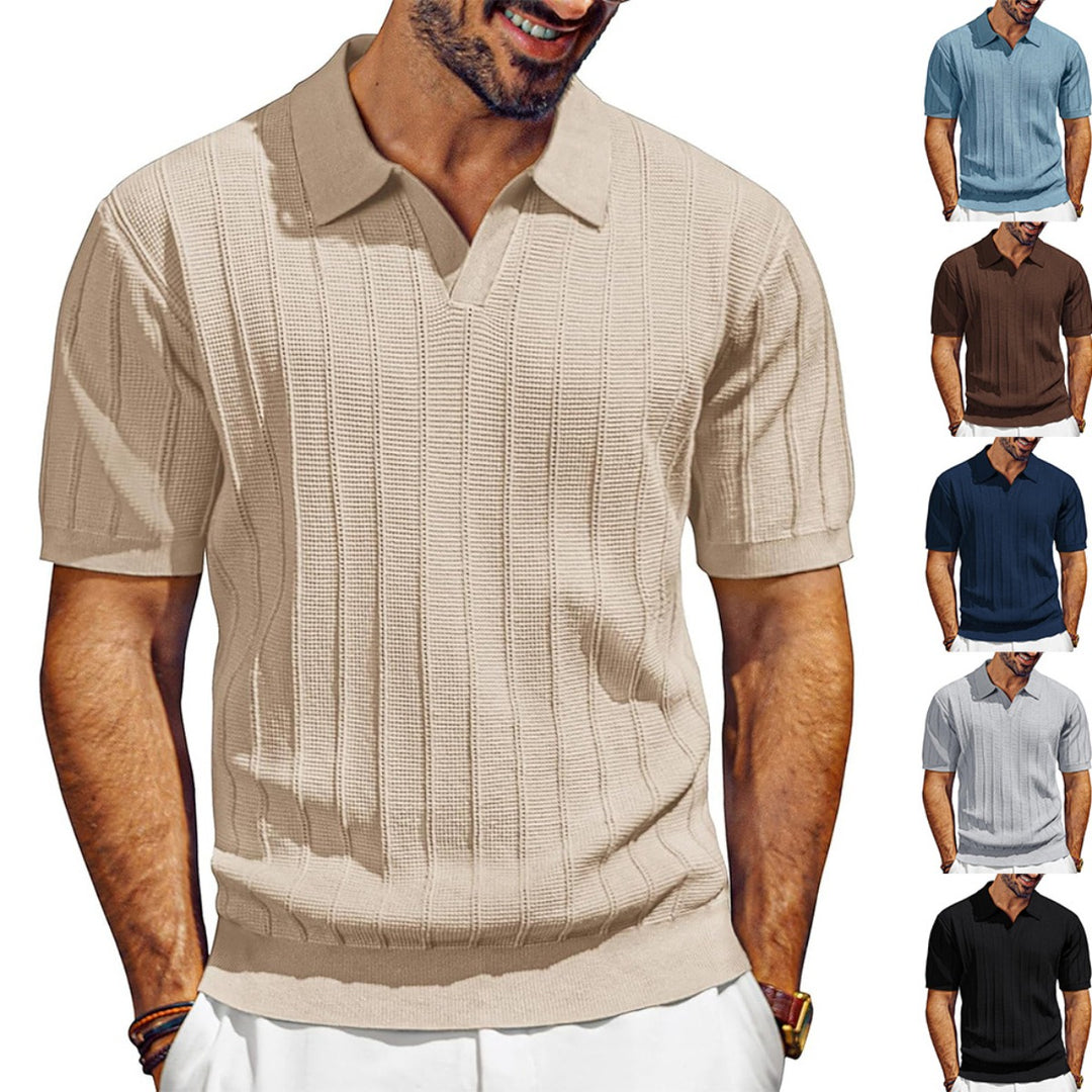 EB | Mesh-Loch hohler Strickpullover