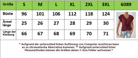 EB | Einfarbiges T-Shirt mit V-Ausschnitt