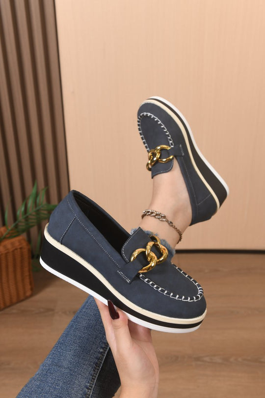 Orthopädische Slipper mit dicker Sohle und Ketten EB EB