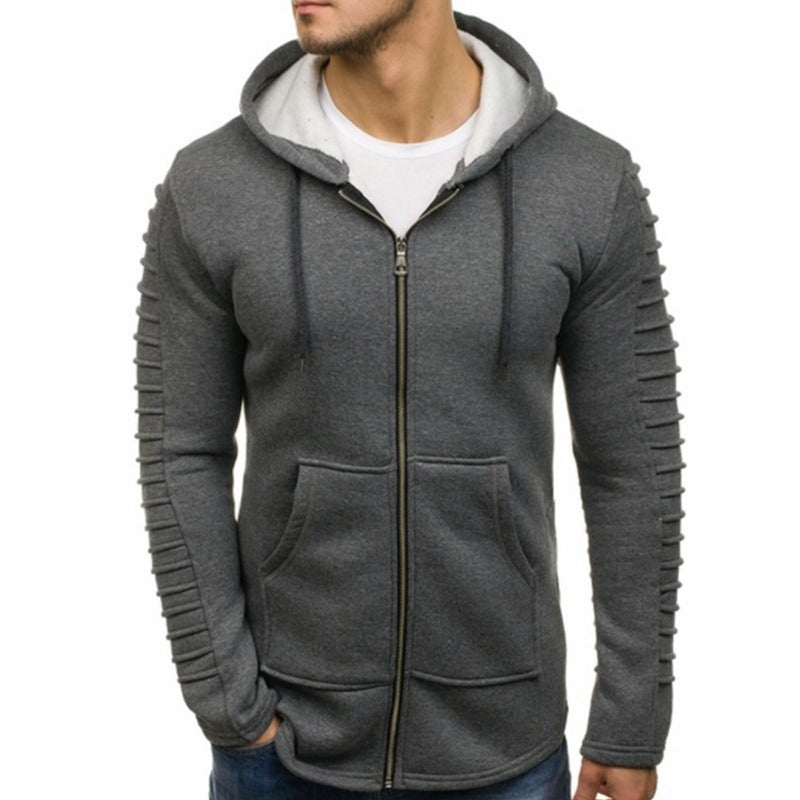 Herren Zip-Hoodie mit innovativem Design EB