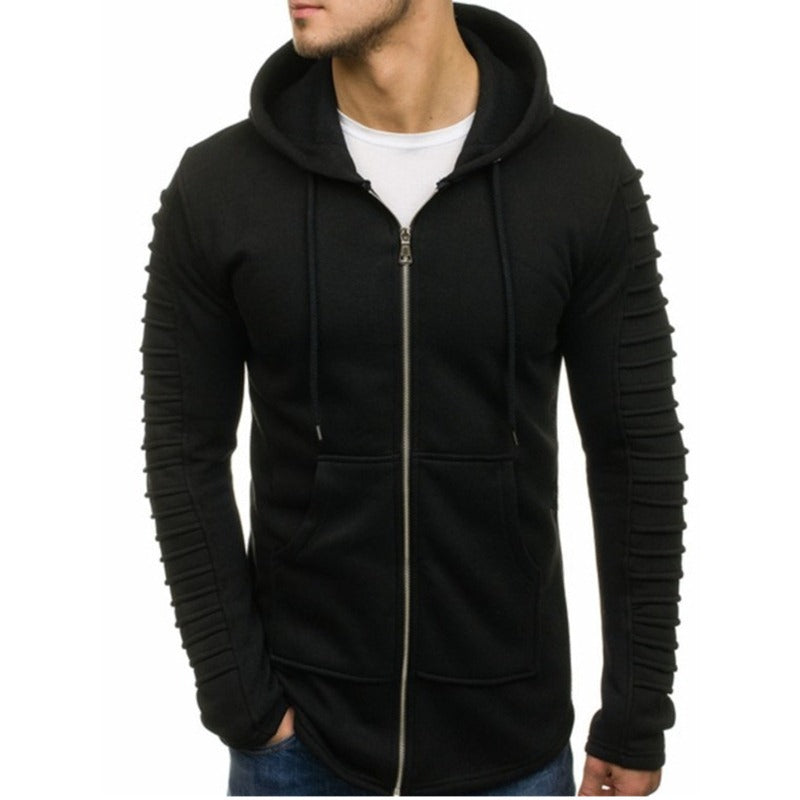 Herren Zip-Hoodie mit innovativem Design EB