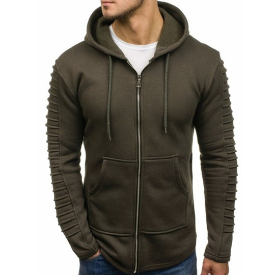 Herren Zip-Hoodie mit innovativem Design EB