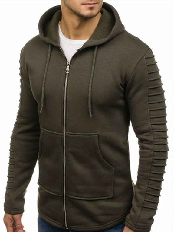 Herren Zip-Hoodie mit innovativem Design EB