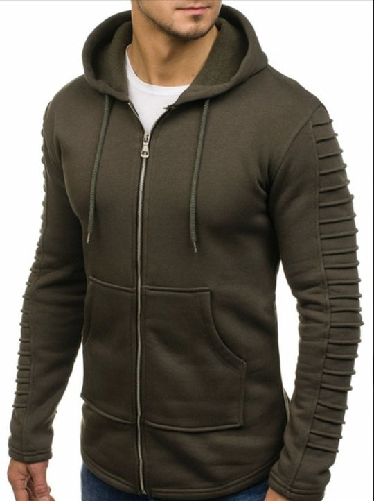 Herren Zip-Hoodie mit innovativem Design EB