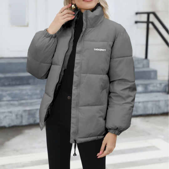 EB | Winddichte Baumwoll-Pufferjacke mit Rollkragen