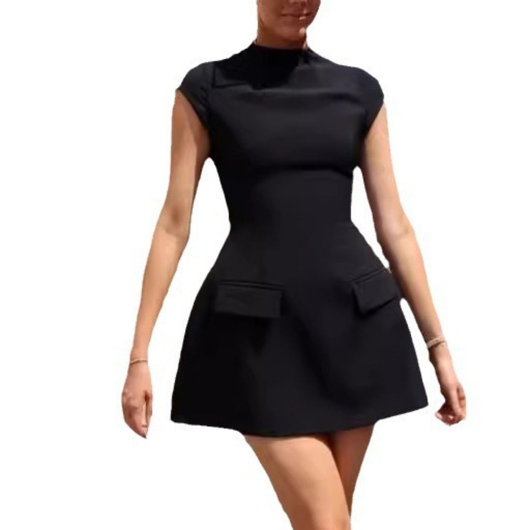 EB | Taillenkleid im Taschendesign