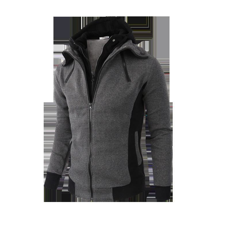 Herren Sportjacke mit abnehmbarer Kapuze und praktischen Taschen EB