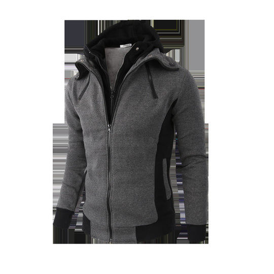 Herren Sportjacke mit abnehmbarer Kapuze und praktischen Taschen EB