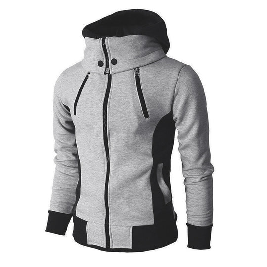 Herren Sportjacke mit abnehmbarer Kapuze und praktischen Taschen EB